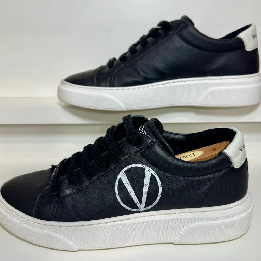 VALENTINO BY MARIO VALENTINO Febo Sauvage Pt. Leather Sneakers Men 7 Women 8.5 - Picture 14 of 16